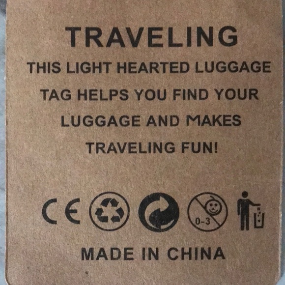 NWT chocolate donut 🍩 luggage tag - Picture 6 of 6